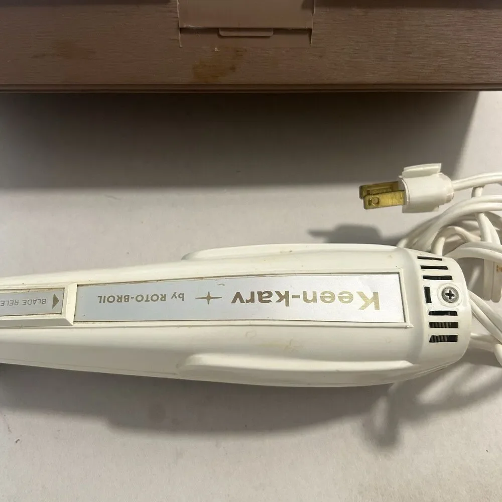 Electric Knife Vintage Keen-Karv by Roto-Broil - Carving Knife Model W-1 Works